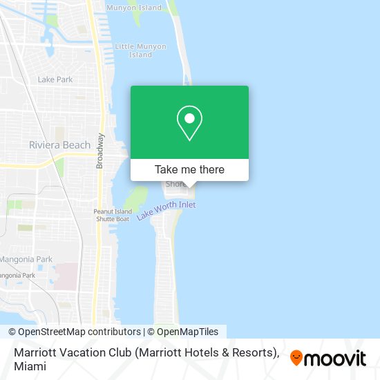 Mapa de Marriott Vacation Club (Marriott Hotels & Resorts)