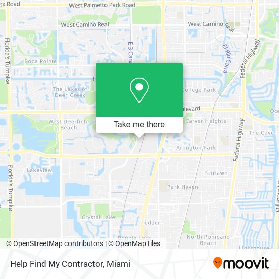 Mapa de Help Find My Contractor