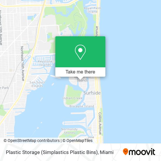 Plastic Storage (Simplastics Plastic Bins) map