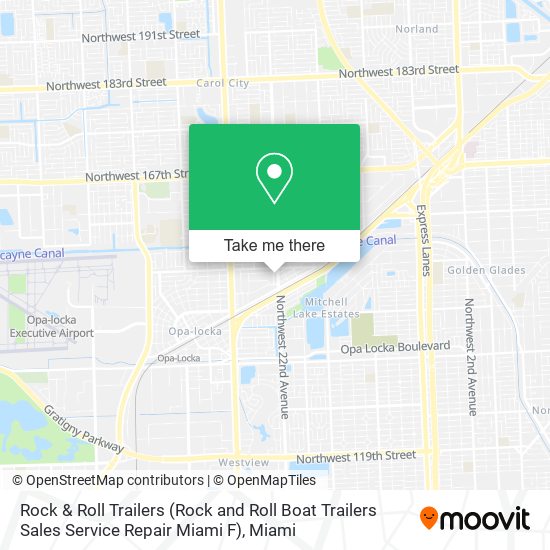 Rock & Roll Trailers (Rock and Roll Boat Trailers Sales Service Repair Miami F) map