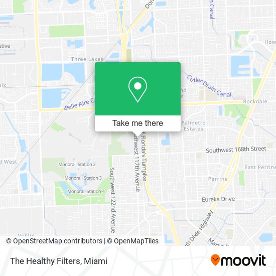 Mapa de The Healthy Filters