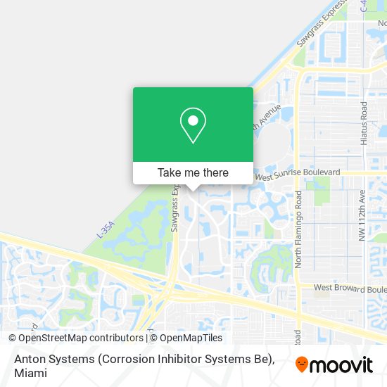 Mapa de Anton Systems (Corrosion Inhibitor Systems Be)