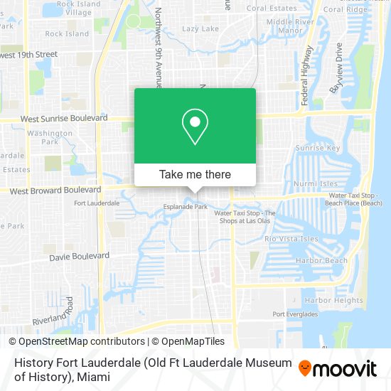 Mapa de History Fort Lauderdale (Old Ft Lauderdale Museum of History)