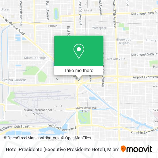 Mapa de Hotel Presidente (Executive Presidente Hotel)