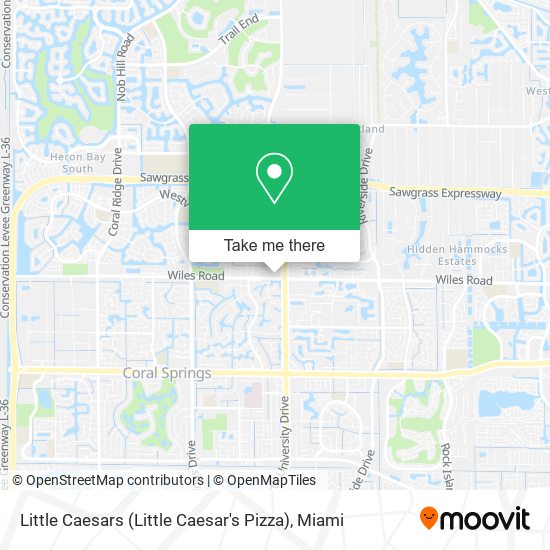 Little Caesars (Little Caesar's Pizza) map