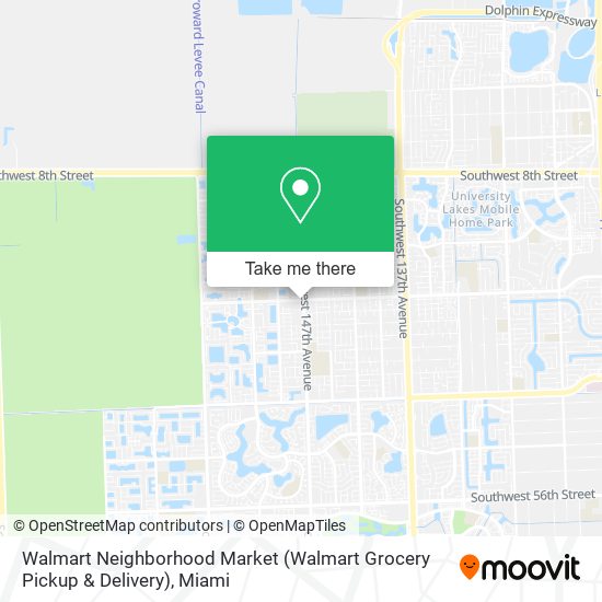 Mapa de Walmart Neighborhood Market (Walmart Grocery Pickup & Delivery)