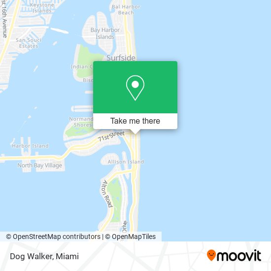 Dog Walker map