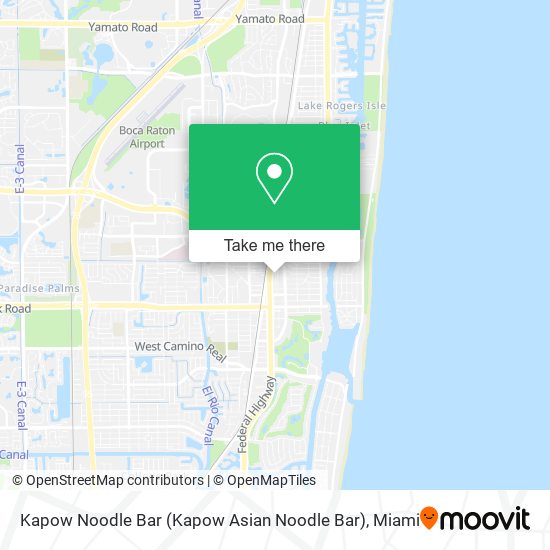 Mapa de Kapow Noodle Bar