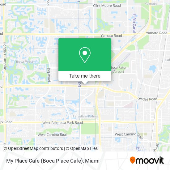 Mapa de My Place Cafe (Boca Place Cafe)