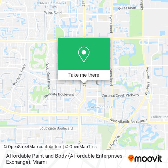 Affordable Paint and Body (Affordable Enterprises Exchange) map