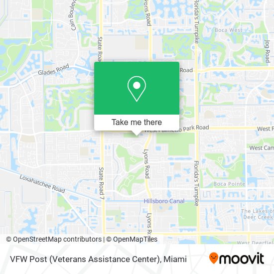 Mapa de VFW Post (Veterans Assistance Center)