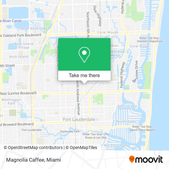 Magnolia Caffee map