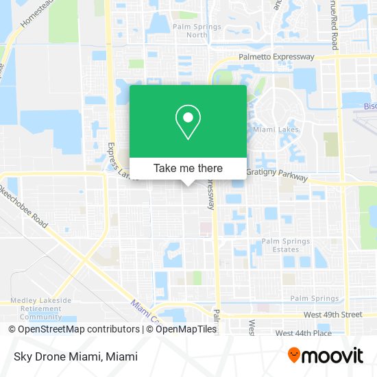 Mapa de Sky Drone Miami