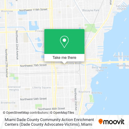 Miami Dade County Community Action Enrichment Centers (Dade County Advocates-Victims) map