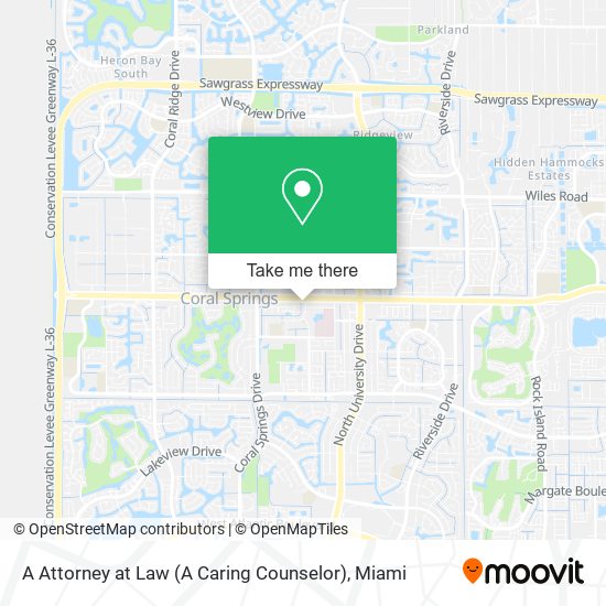 A Attorney at Law (A Caring Counselor) map