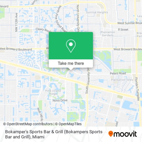 Mapa de Bokamper's Sports Bar & Grill (Bokampers Sports Bar and Grill)
