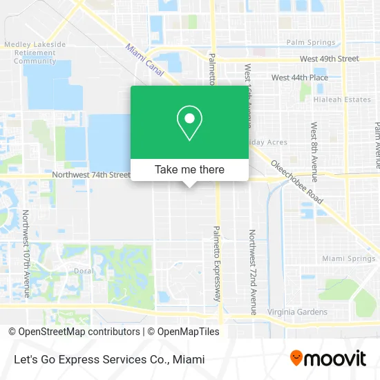 Let's Go Express Services Co. map