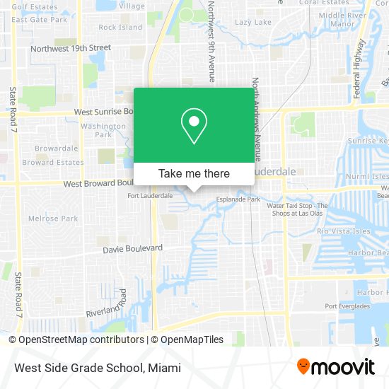 West Side Grade School map