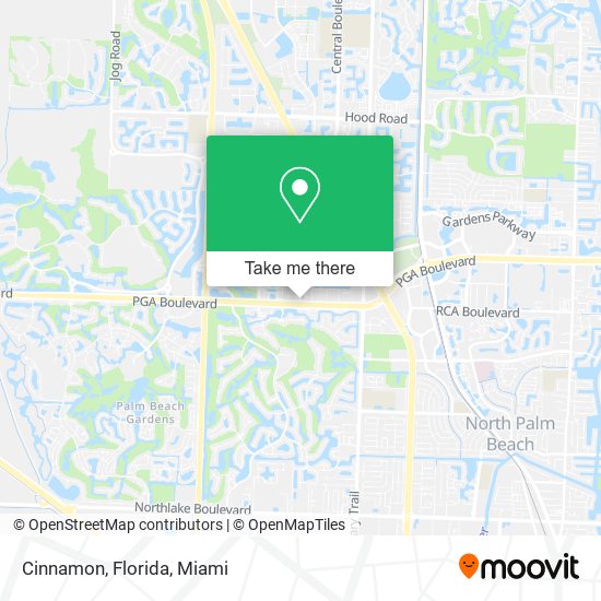 Cinnamon, Florida map