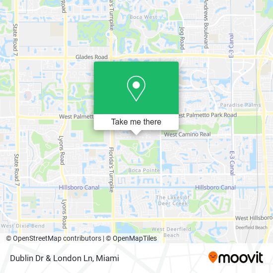 Mapa de Dublin Dr & London Ln