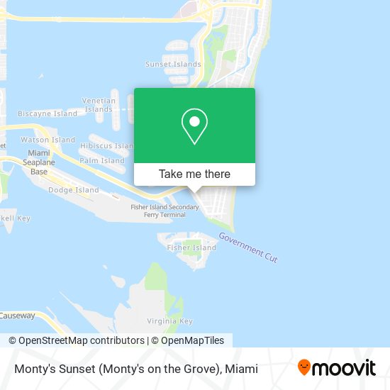 Mapa de Monty's Sunset (Monty's on the Grove)