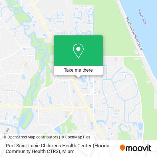 Port Saint Lucie Childrens Health Center (Florida Community Health CTRS) map