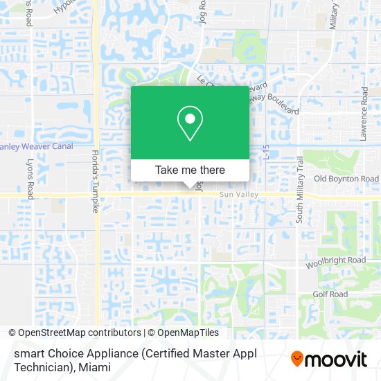 smart Choice Appliance (Certified Master Appl Technician) map