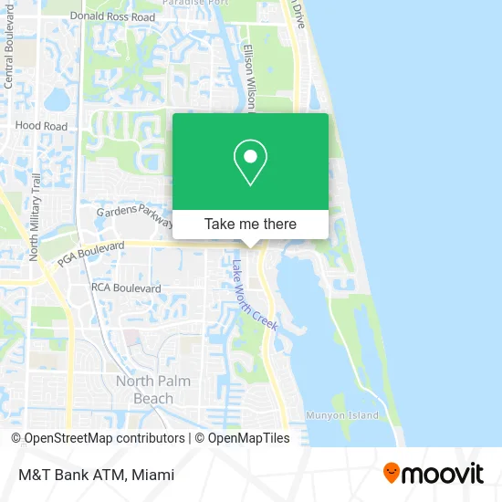 M&T Bank ATM map