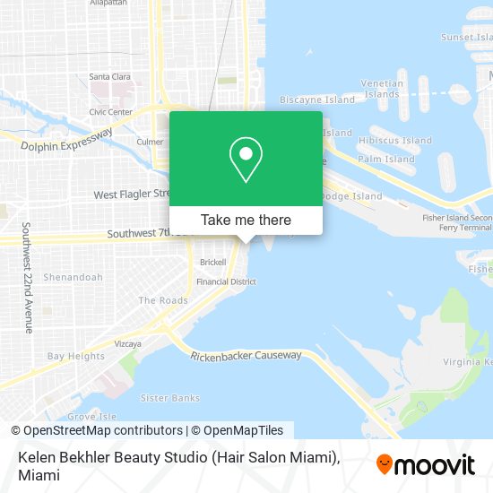 Mapa de Kelen Bekhler Beauty Studio (Hair Salon Miami)