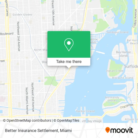 Better Insurance Settlement map