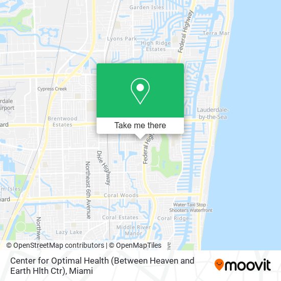 Mapa de Center for Optimal Health (Between Heaven and Earth Hlth Ctr)