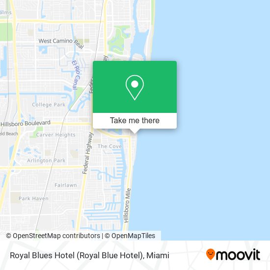 Mapa de Royal Blues Hotel (Royal Blue Hotel)