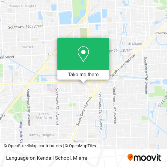 Mapa de Language on Kendall School