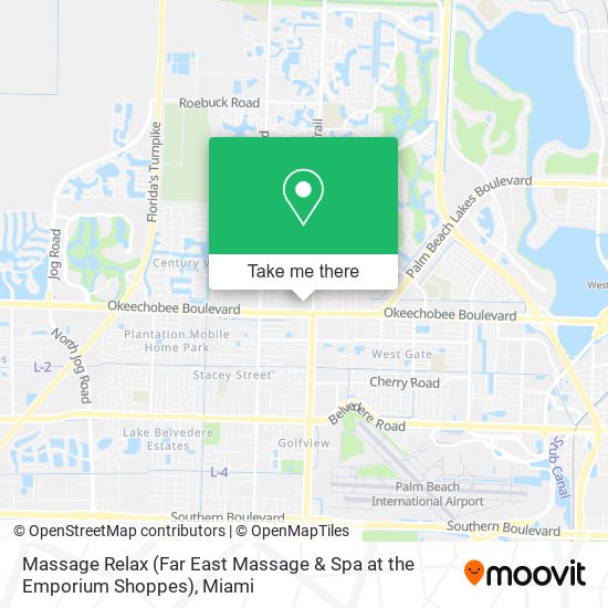 Massage Relax (Far East Massage & Spa at the Emporium Shoppes) map