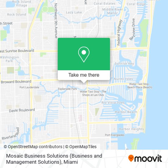 Mapa de Mosaic Business Solutions (Business and Management Solutions)