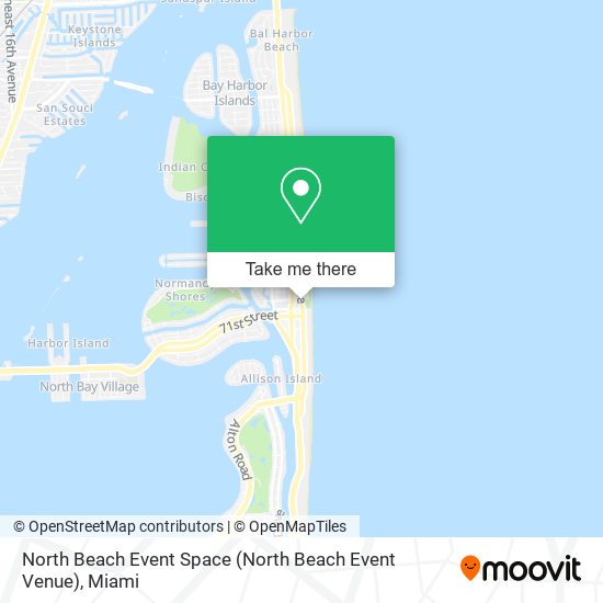 North Beach Event Space map