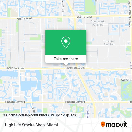 Mapa de High Life Smoke Shop