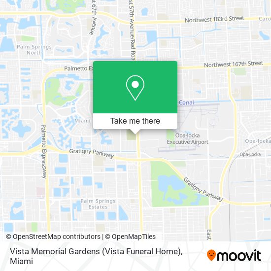 Vista Memorial Gardens (Vista Funeral Home) map