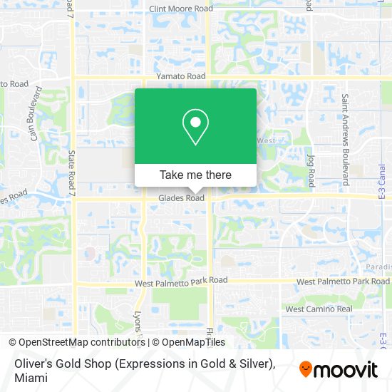 Oliver's Gold Shop (Expressions in Gold & Silver) map