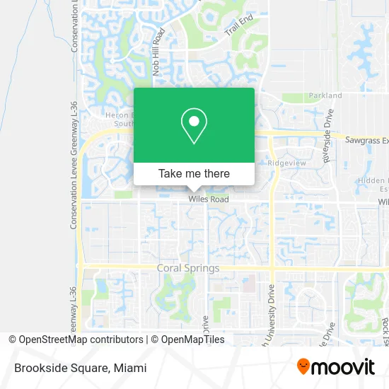 Brookside Square map