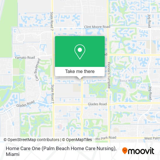 Mapa de Home Care One (Palm Beach Home Care Nursing)