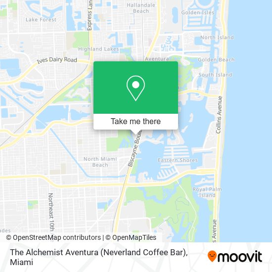 The Alchemist Aventura (Neverland Coffee Bar) map
