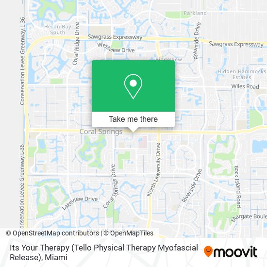 Mapa de Its Your Therapy (Tello Physical Therapy Myofascial Release)