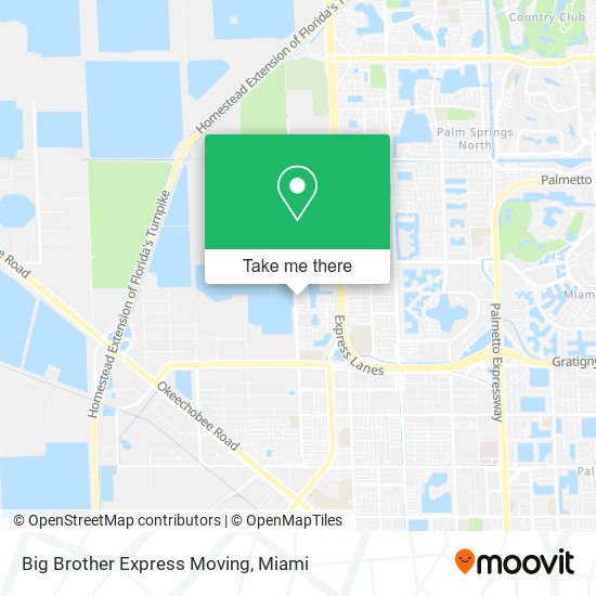 Mapa de Big Brother Express Moving