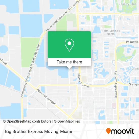 Big Brother Express Moving map