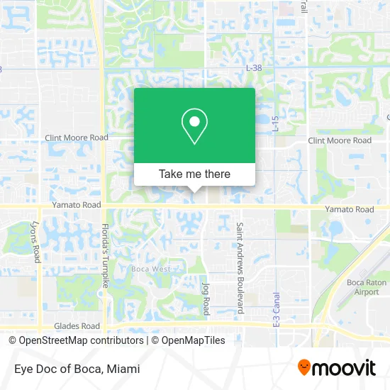 Eye Doc of Boca map