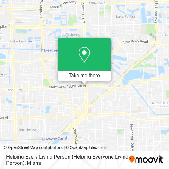 Helping Every Living Person map