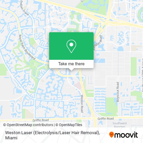 Weston Laser (Electrolysis / Laser Hair Removal) map