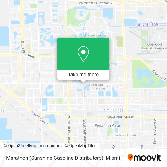Marathon (Sunshine Gasoline Distributors) map