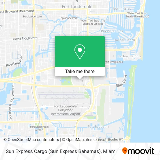 Sun Express Cargo (Sun Express Bahamas) map